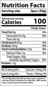 date-nutrition-information